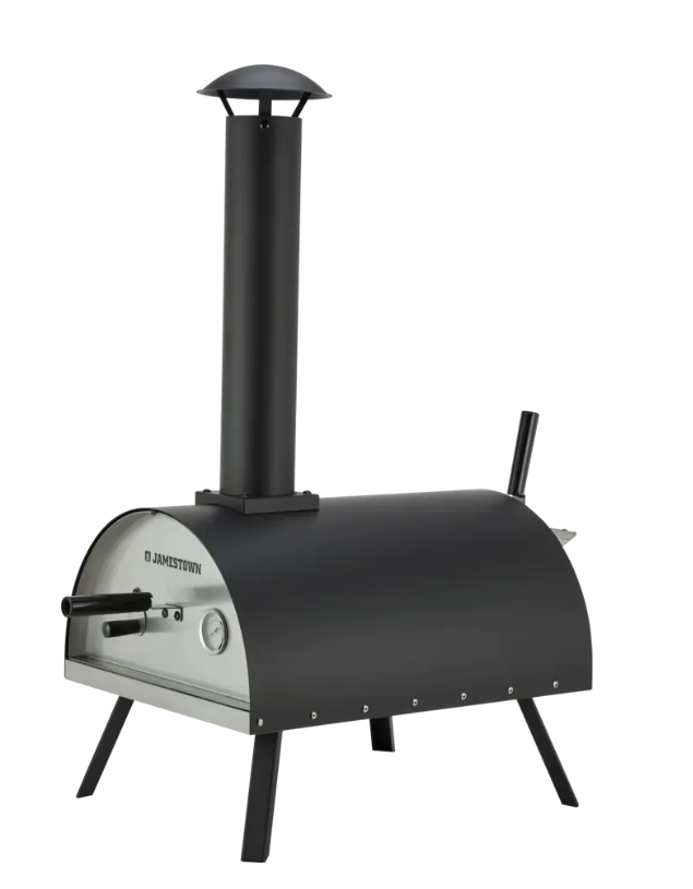 Jamestown Franky Pizza Oven - 83 x 41 x 81 cm - Zwart