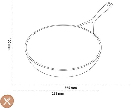Demeyere Alu Pro 5 Ceraforce koekenpan PFAS vrij