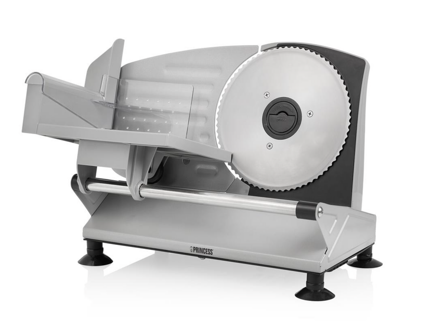 Princess Snijmachine 150W - Snijdikte 0-15mm - RVS Mes 17cm - Zilver