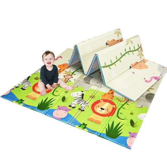 Coast Baby Kruipmat Speelmat Opvouwbare Babymat Dubbelzijdige Speelmat Groen