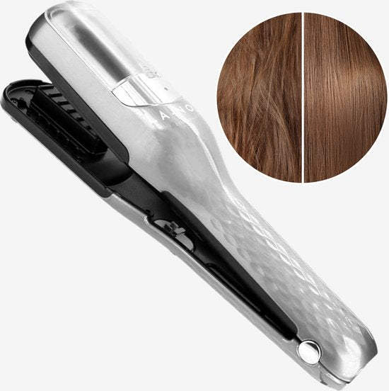 La Nou® Split Remover 4 - Split Ender - Incl. accessoires - Voor Gespleten Haarpunten - Split end Trimmer - Split remover - Zilver