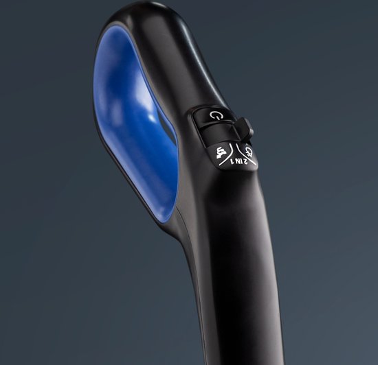 Rowenta X Combo 2in1 GZ3038 - Verticale Stofzuiger - Droog en Nat - Zwart/Blauw