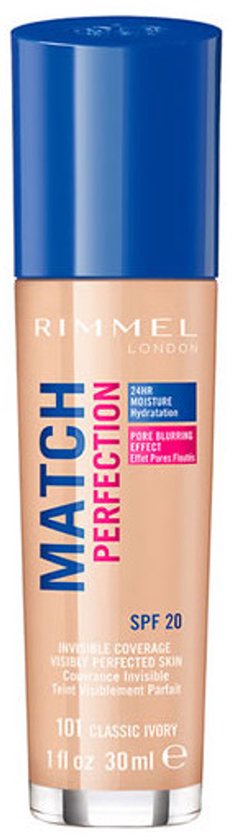 Rimmel Match Perfection Foundation - 101 Classic Ivory