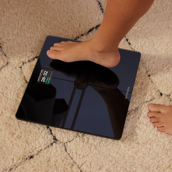 Withings Body Comp - Zwart-Slimme Weegschaal - Volledige lichaamsanalyse