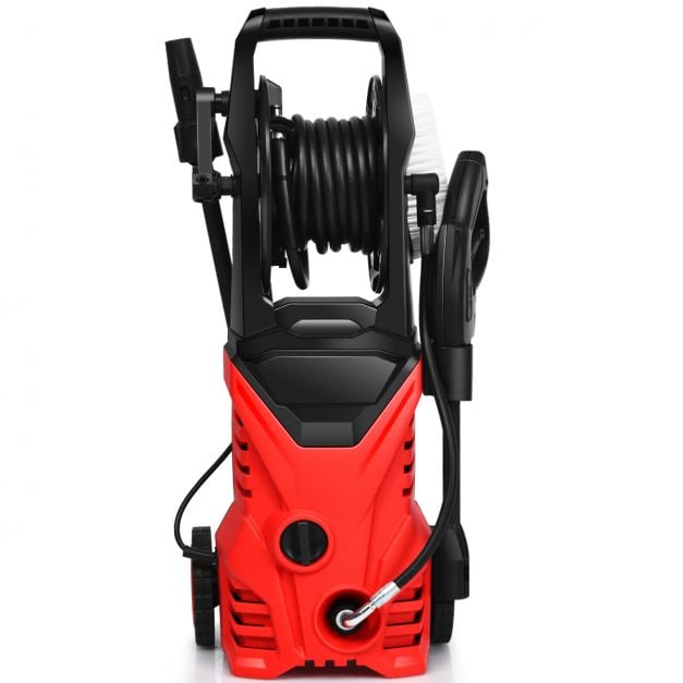 Coast Hogedrukreiniger – 1400W – Met Terrasreiniger – 27 x 27 x 68 cm – Rood