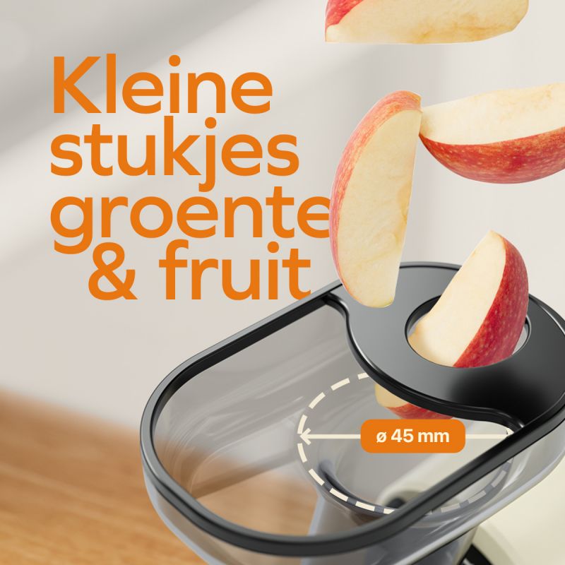 Kitchenbrothers Slowjuicer Compact - 45 mm - 750 ml - Champagne