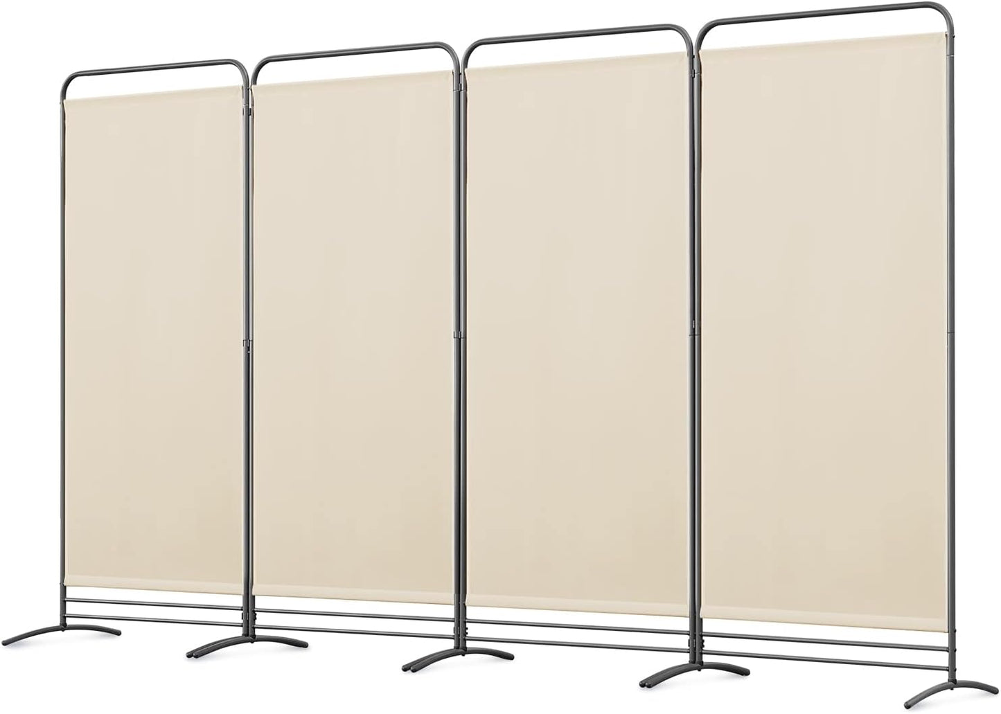 Angel Living Paravent - 4 opvouwbare kamerverdelers - onafhankelijk - 180 x 324 cm - beige