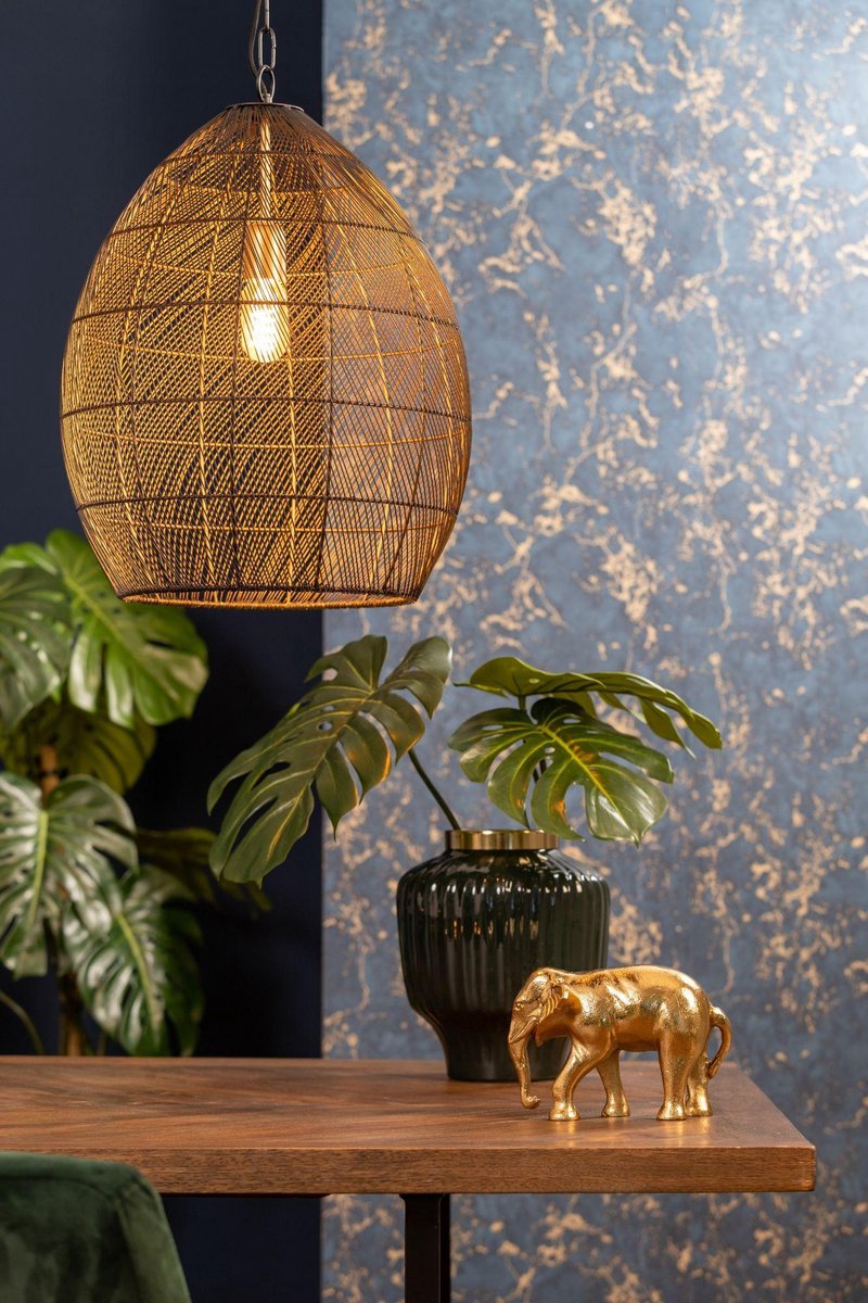 Light & Living Hanglamp Meya - Zwart - Ø40cm - Modern - Hanglampen Eetkamer - Slaapkamer - Woonkamer