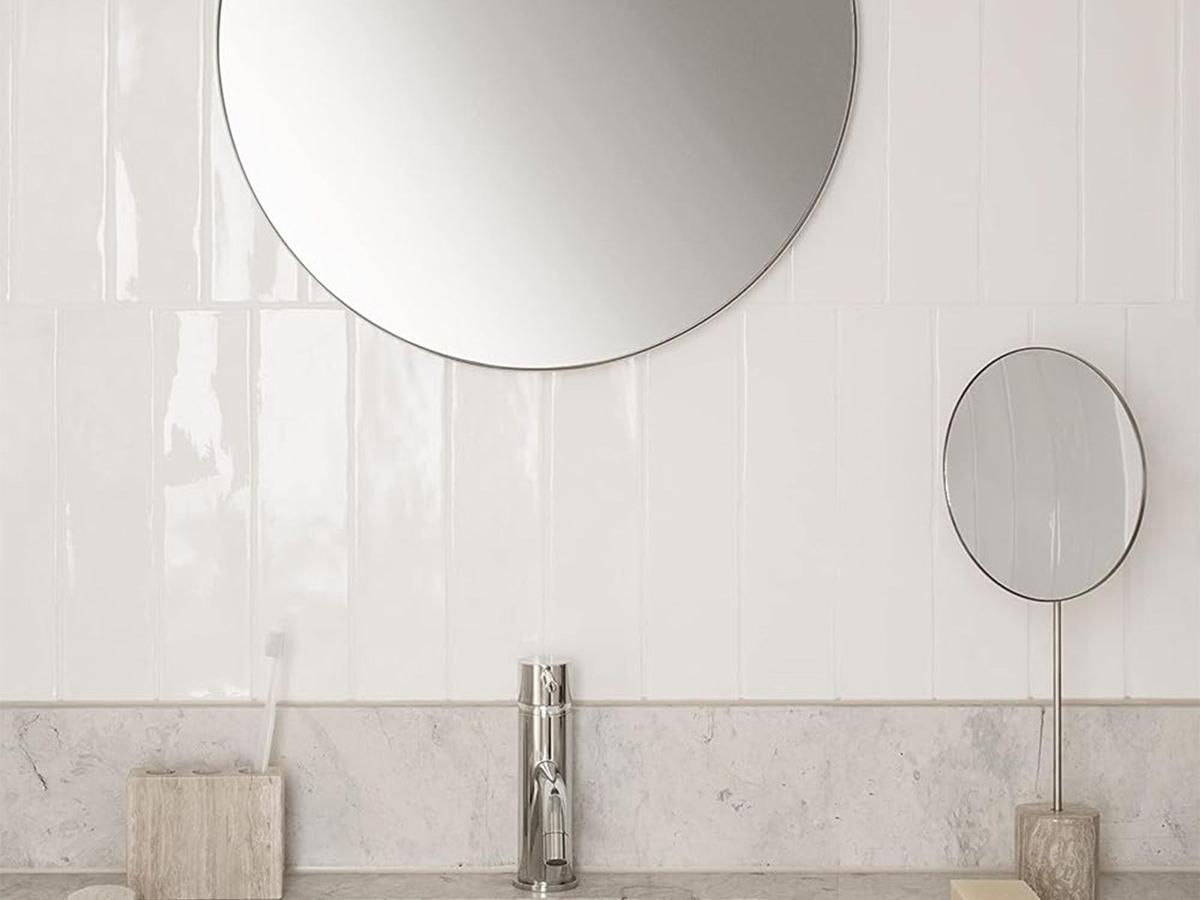 Blomus RIM Wandspiegel - Zwart - Ø 80 cm - 3 cm Diep