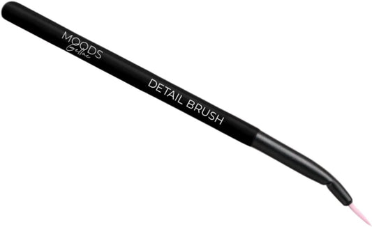 Moods Gellac Detail Brush Zwart – 8 cm – Professioneel Nail Art Penseel voor Fijne Lijnen & Gedetailleerde Nageldecoratie