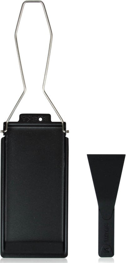 Boska Cheese Barbeclette® - voor BBQ - Kaaspannetje met Spatel - Zwart - 175x85 mm