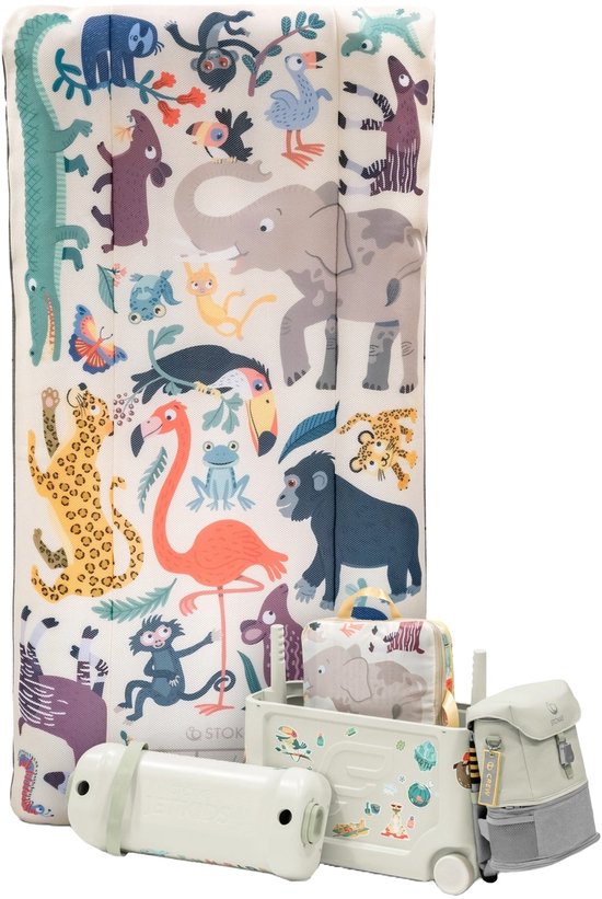 Stokke® JetKids™ Cloudsleeper - Reisematras 150 cm (Animal Family)
