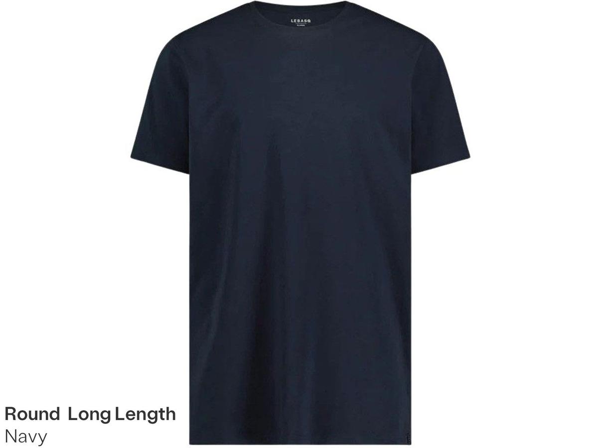 LebasQ Fit T-Shirt - Long of Regular Fit - maat XXL - White Davis V Neck