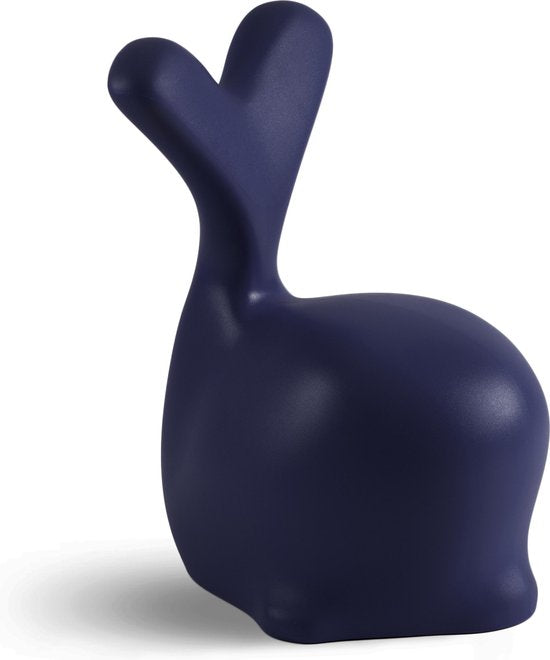 Walvis stoeltje Marineblauw / Whalechair Navyblue - Design Bijzettafel - Visnet materiaal - Werkwaardig.