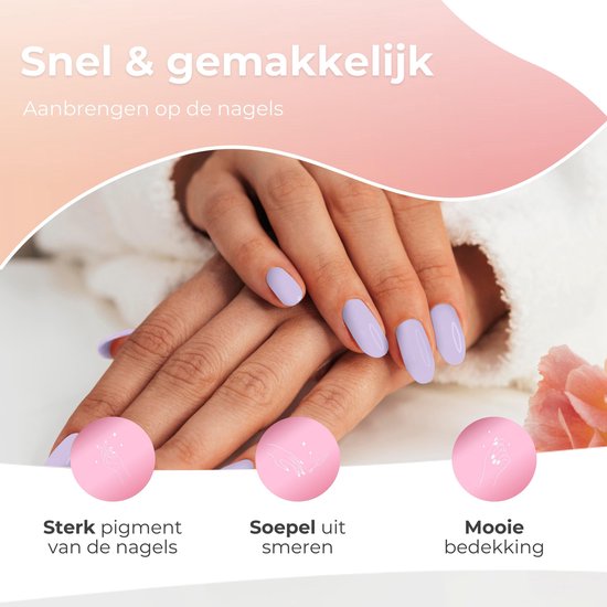 Moods Gellac 6-delige Set - Gellak Starterspakket - Gel Nagellak - 8ML - The Lavender Collection - Gellac - Nagels - Chique Kleuren