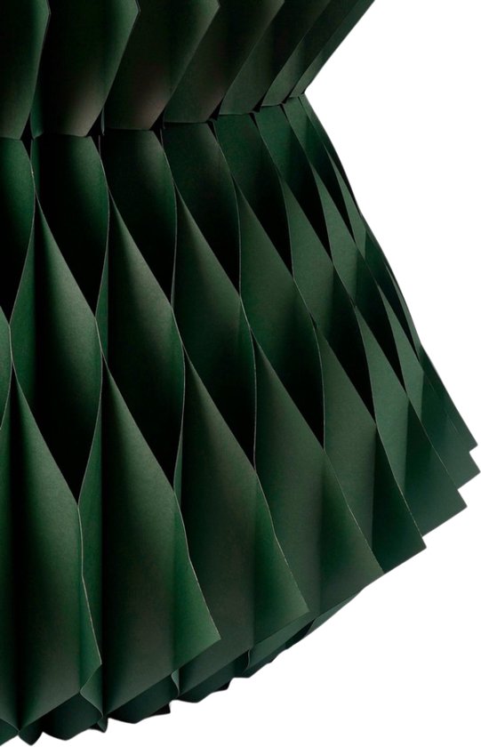 Mica Decorations Papieren Kerstboom - Opvouwbare Kunstkerstboom - H212 x Ø120 cm - Kerst Decoratie - FSC Mix - Groen