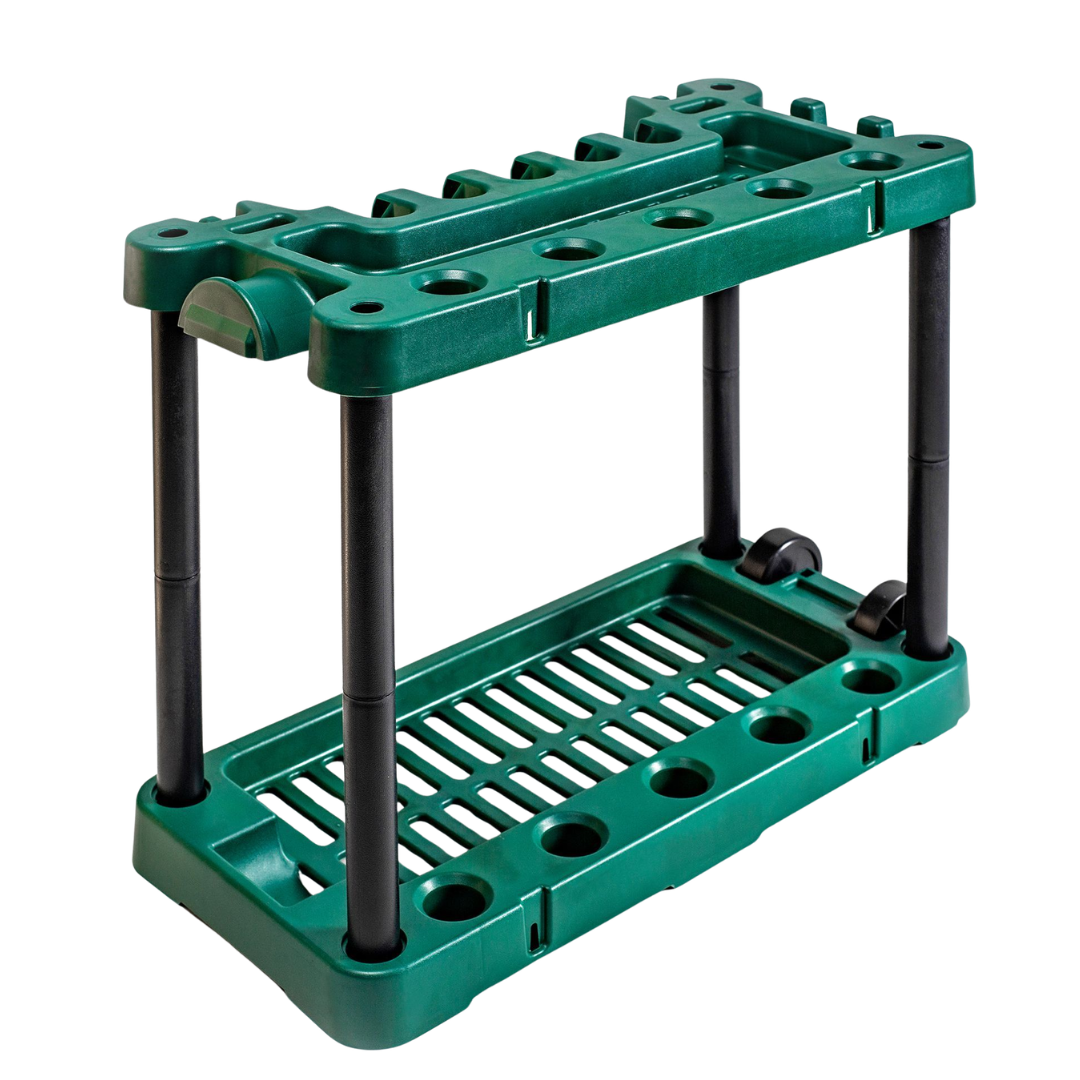 UPP Gereedschapshouder Met Wielen - Tot 10 Gereedschappen - 36 x 76 x 58.5 cm - Groen