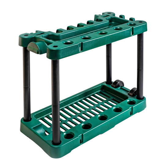 UPP Gereedschapshouder Met Wielen - Tot 10 Gereedschappen - 36 x 76 x 58.5 cm - Groen