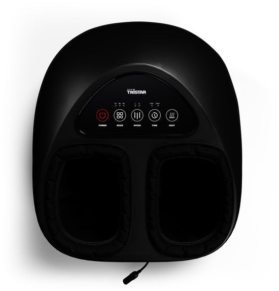 Tristar Voetmassage Apparaat - Shiatsu - Luchtcompressie & Warmtefunctie - 6 Massagekoppen - Touchscreen - Timer - Wasbaar - MA-2534