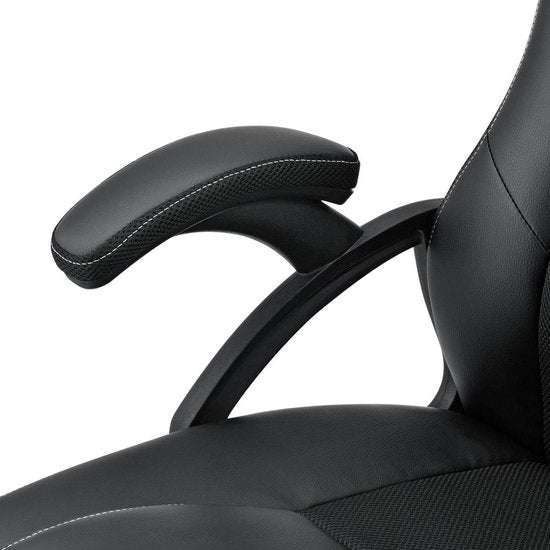 Juskys Montreal Gaming/Bureaustoel – Ergonomisch – Verstelbare Zithoogte – Zwart – Voor Kinderen en Thuiskantoor