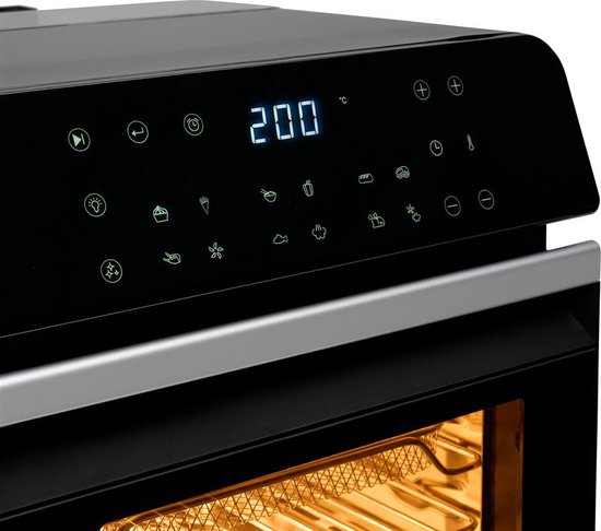 Princess 01.182085.01.001 Airfryer 10 l 1550 W Instelbare temperatuur, Timerfunctie, Heteluchtfunctie, Met display, Met