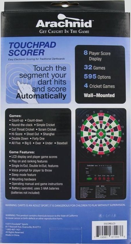 Winmau dart scorebord Ton Machine Touchpad 2