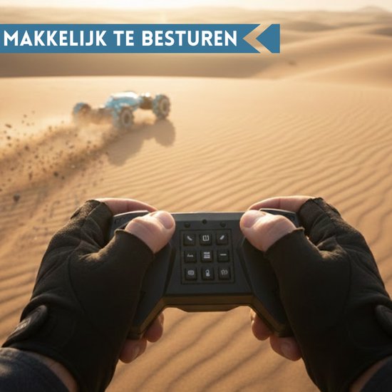 Bestuurbare Auto Stunt Editie – RC Auto - Met Hand Afstandsbestuurbare Auto – Radiografisch – Voor Jongens en Meisjes – Race Auto 360 Graden - Met Extra Accu