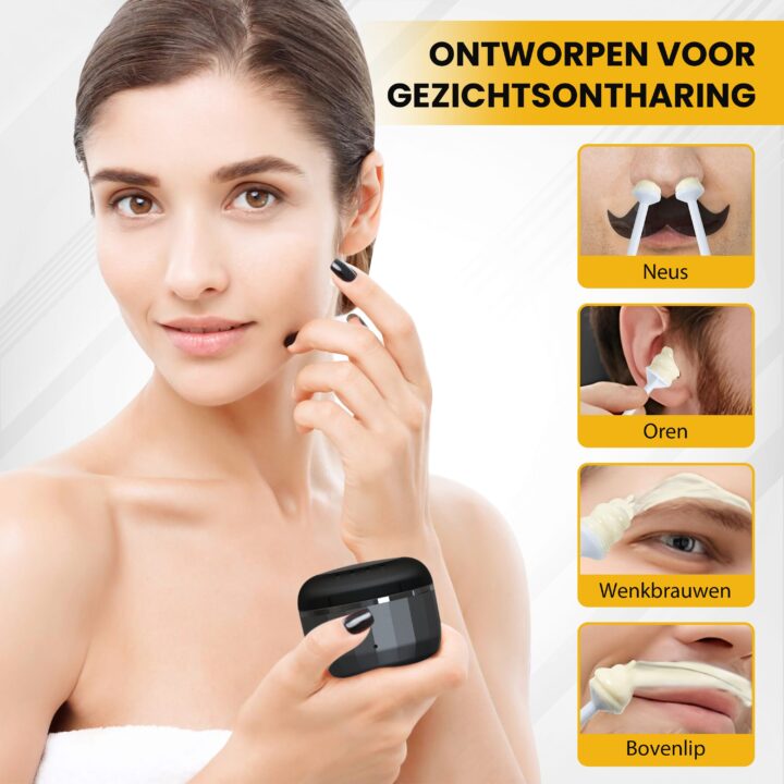 Bolusso Wax-apparaat voor Neus en Gezicht - Compact