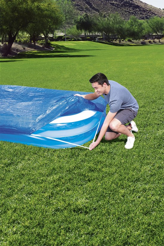 Bestway Afdekzeil Zwembad – Rechthoek 262 x 175 cm – Geschikt voor Opzetzwembad