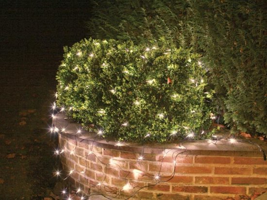Netlight Led 2x2m 144l Warmwit Steadyzwarte Draad - 36v - Ext. 2m