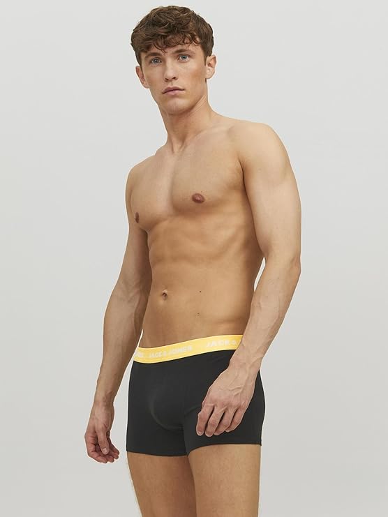 JACK&JONES - JACHARRY SOLID TRUNKS 7 PACK - Heren - Onderbroeken - Maat L