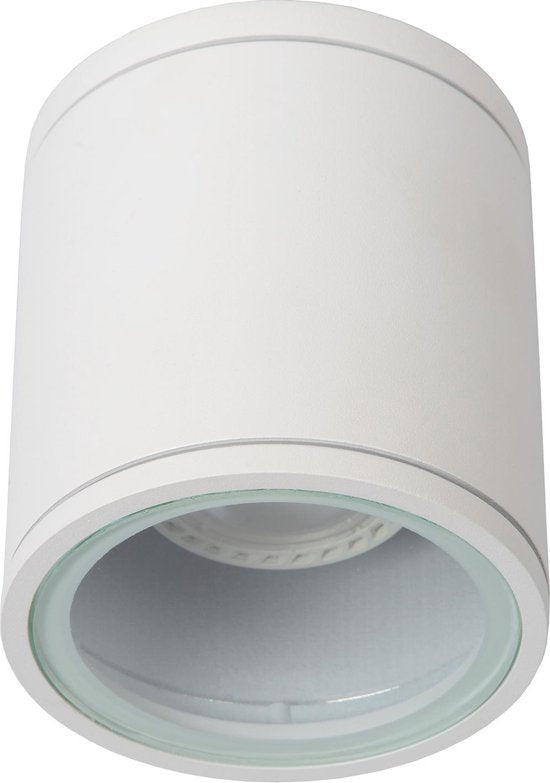 Lucide AVEN - Plafondspot (Plafondlamp) Badkamer - Ø 9 cm - 1xGU10 - IP65 - Wit