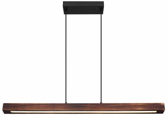 Globo TIBEON hanglamp – Naturel – Metaal – Grote eettafellamp – LED