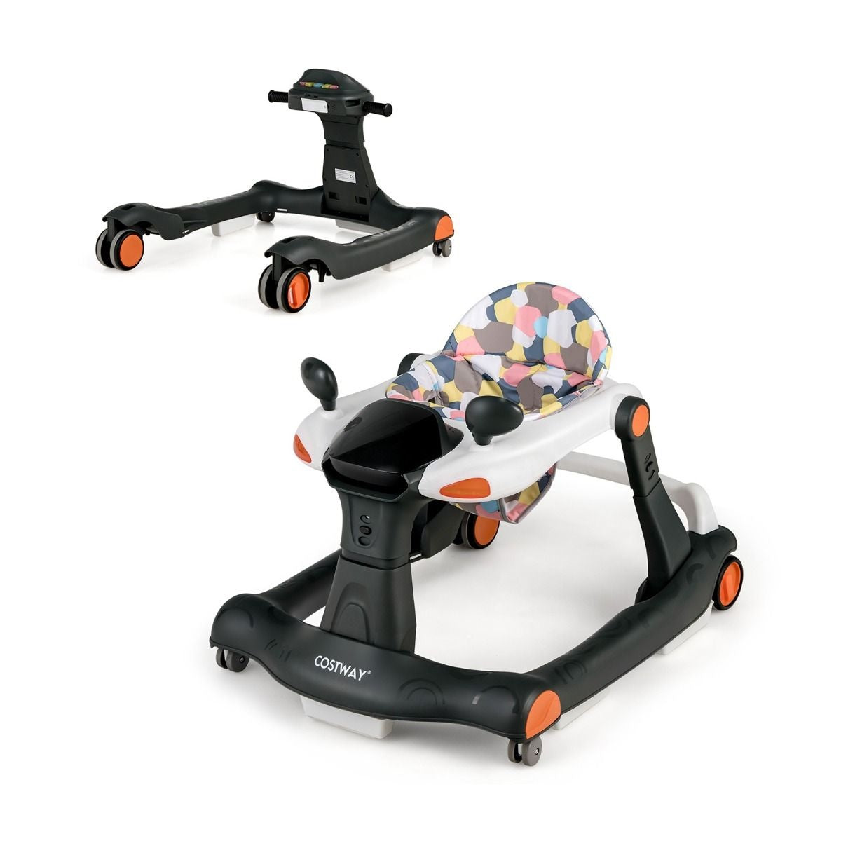 Coast Baby Loopfiets met Muziek - Zwart - 6-18 Maanden