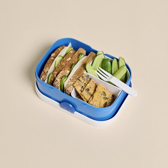 Mepal Lunchbox Campus - 750 ml - Broodtrommel met vakjes voor kinderen - Geschikt voor 4 boterhammen - Paw Patrol Pups
