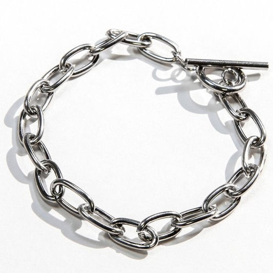 Laura Ferini Dames Armband Baciare Zilver - Zilverkleurige Schakelarmband - 18K Witgoud Verguld - Sieraad - Accessoires - Sieraden - Dames Armbandje - Zilver