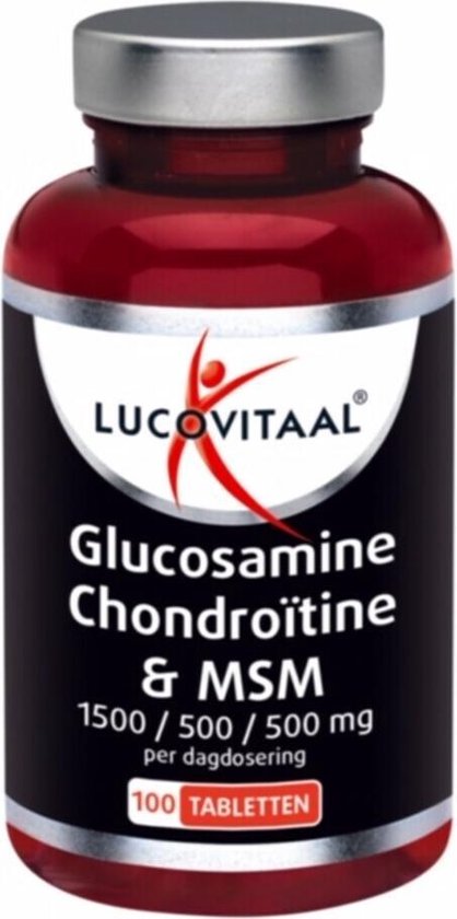 Lucovitaal - Voedingssupplementen - Glucosamine / Chondroïtine / msm - 100 tabletten