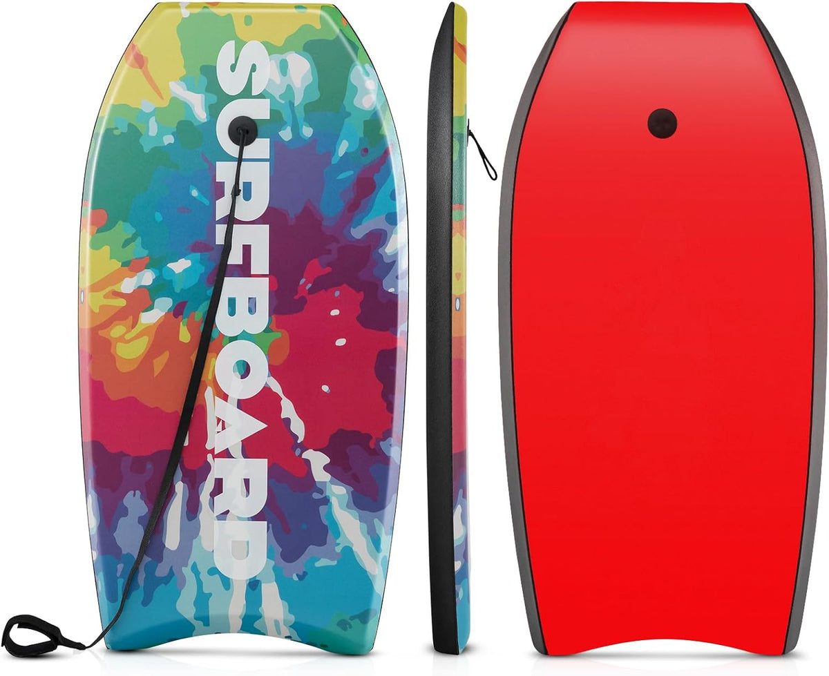 Spotravel Bodyboard 37 Inch met Polsband - Meerkleurig - 84 x 46 x 5 cm
