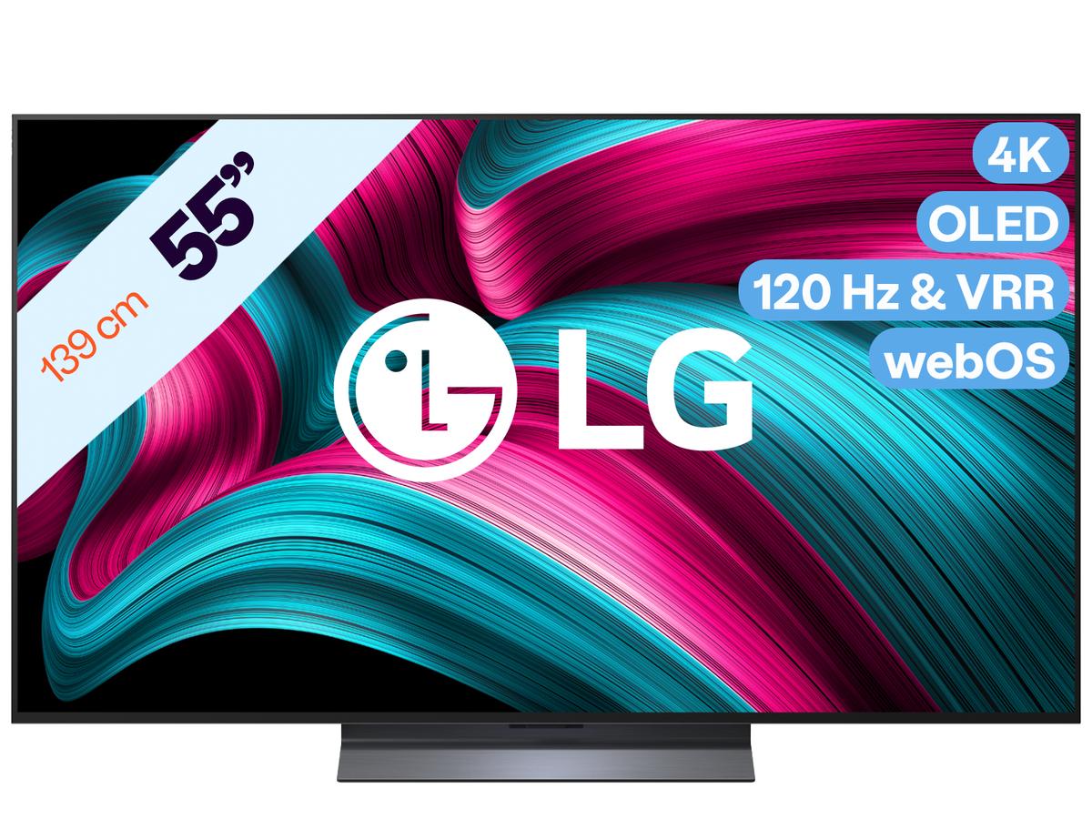 LG 55 OLED evo AI C5 4K Smart TV - OLED - Zwart - 123,2x70,7x19,9 cm