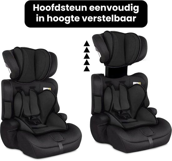 Oemmie Autostoel i-Size - Autostoeltjes - Kinderstoel Auto - Kinderzitje - Autozitje - Groep 1/2/3 (67-150cm) - Zwart