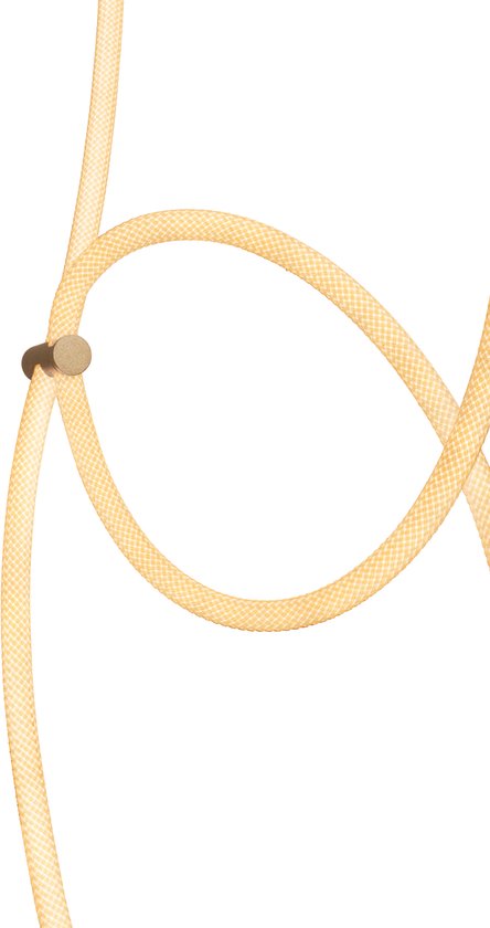 Lucide JANDERIN - Plafonnière (Plafondlamp) - LED Dimbaar - CCT - 1x36W 2200K/3300K - Champagne kleur - Vibes