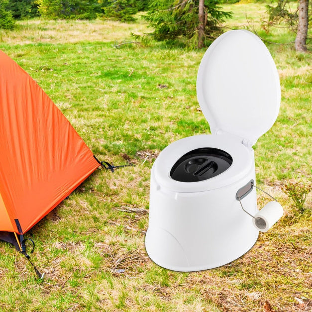Coast Camping Toilet Draagbaar Reistoilet - Wit