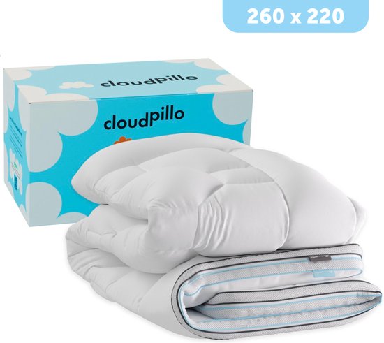 Cloudpillo 4 Seizoenen Dekbed - 3D Air Mesh - 260x220 cm - Tweepersoons Dekbed - Zomerdekbed & Winterdekbed