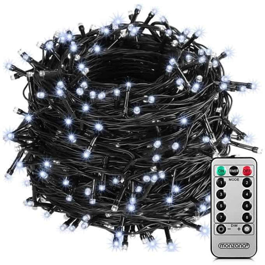 Monzana Lichtketting Kerst - Koud Wit - 40m - Met Afstandsbediening