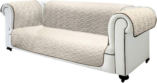Starlyf Sofa Cover 3-Zits - Omkeerbaar - Bruin/Beige - 190x290 cm