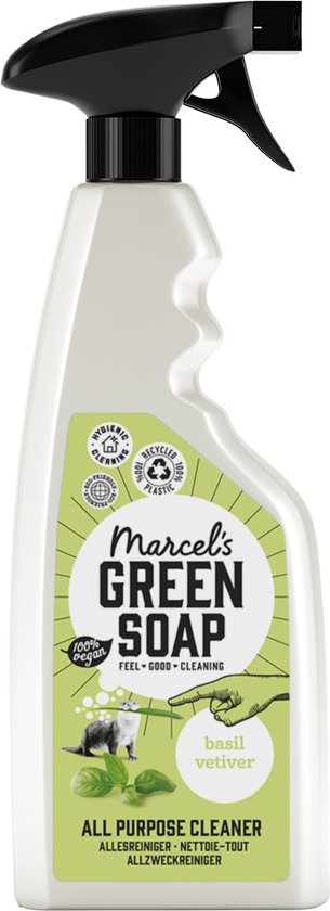 Allesreiniger Spray - Basilicum & Vetiver gras