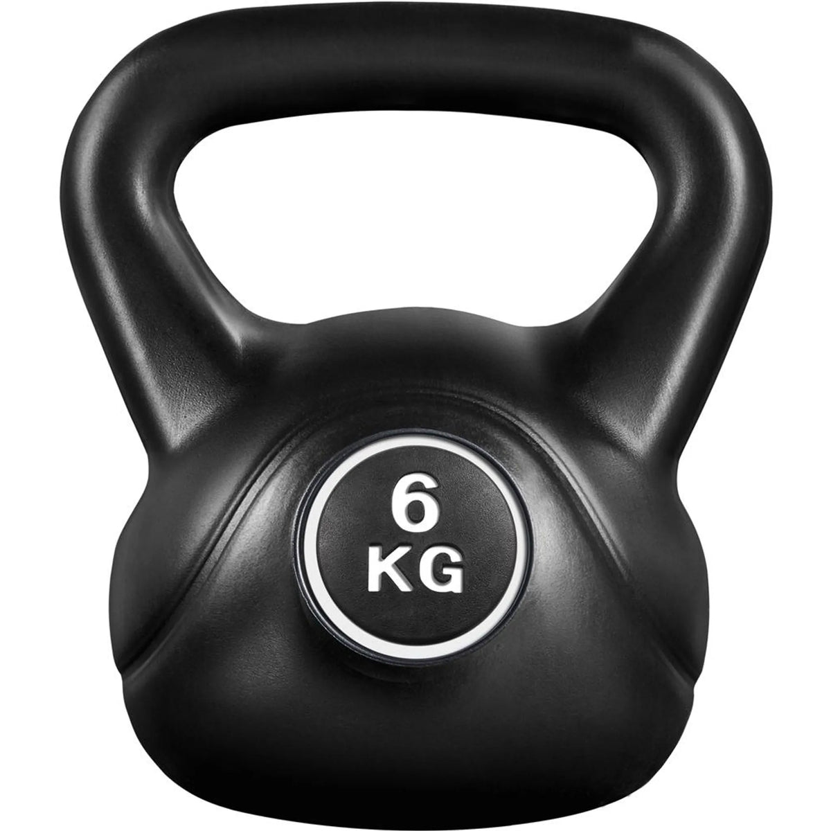 Yaheetech Kettlebell 6 kg – Zwart – 22,5 × 19,5 × 26 cm