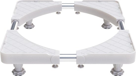 Noswo Wasmachine Verhoger - Tot 300 KG - Verstelbare Multitool - Anti Vibratie Dempers - Ook geschikt voor Vaatwasser, Koelkast, Vriezer en Droger - 45/63 x 11/13 cm