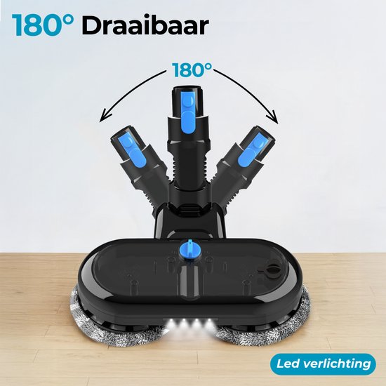 Sanovy Mophead voor Turbo Flex X28 - Elektrische Mop met Mop Pads