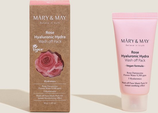 Mary & May Hyaluronice Hydra Wash Off Pack 30g - Koreaanse huidverzorging
